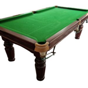 7 ft Used Mahogany Turned Leg Snooker/Pool Table