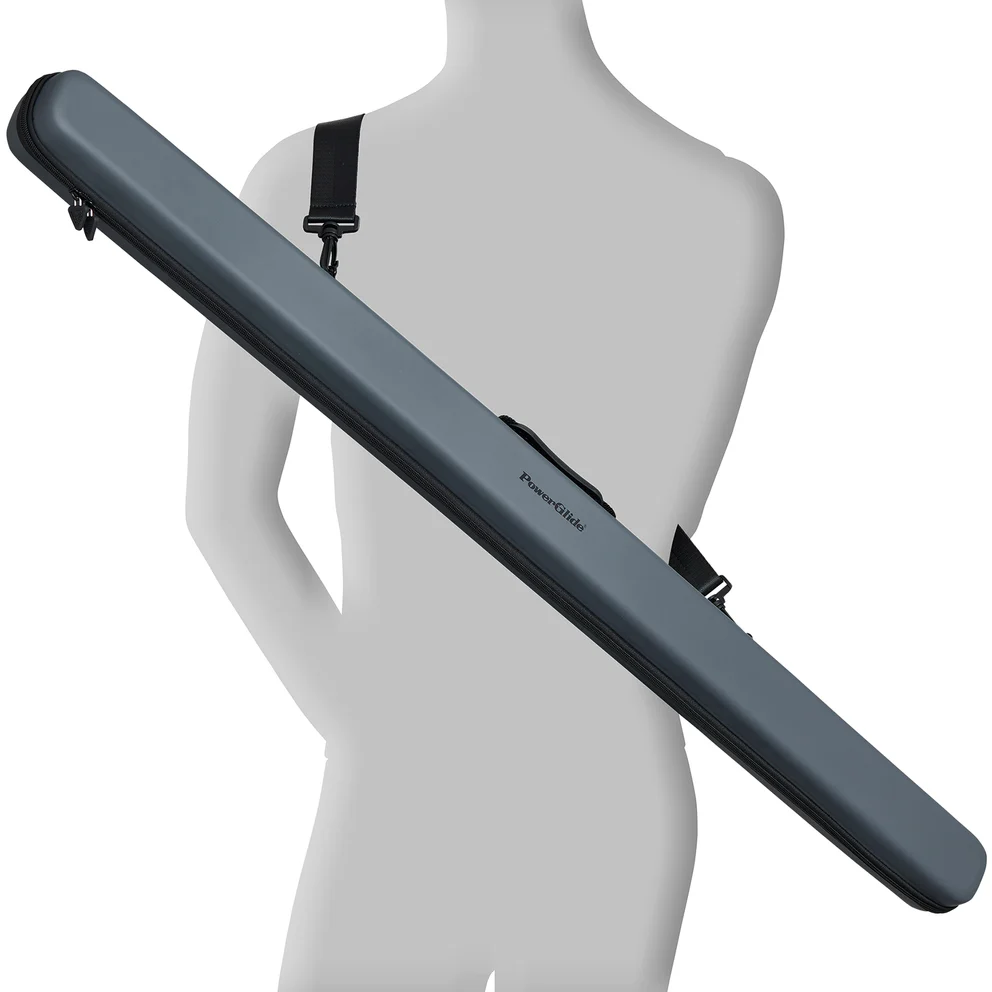PowerGlide Metallic Grey Svartur 3/4 Cue Case - Image 2