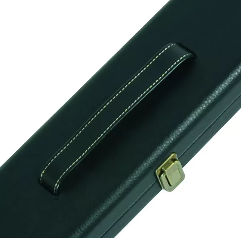 Peradon Black Leather Look 3/4 Jointed Cue Case - Image 2