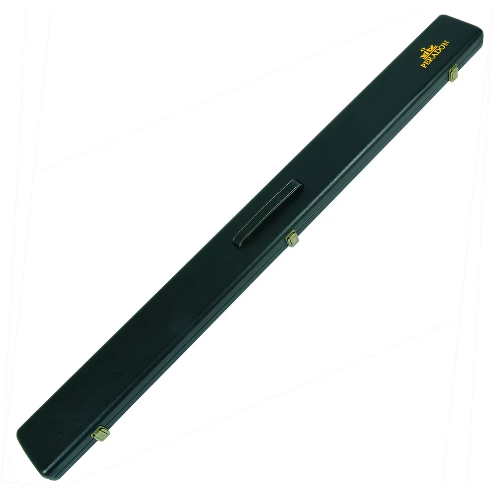 Peradon Black Leather Look 3/4 Jointed Cue Case