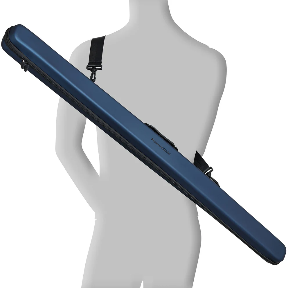 PowerGlide Metallic Blue Svartur 3/4 Cue Case - Image 2