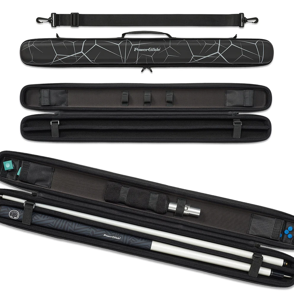 PowerGlide Noir Svartur Two Piece Cue Case - Image 4