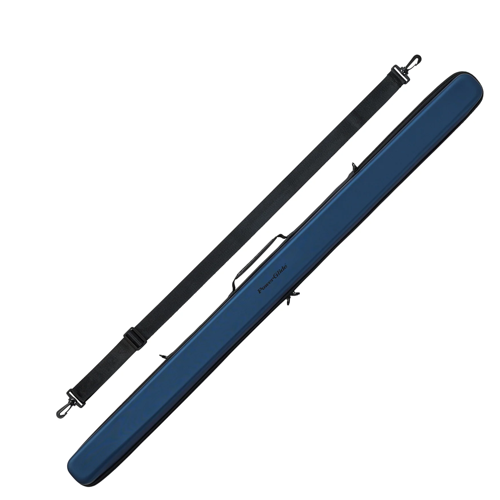 PowerGlide Metallic Blue Svartur 3/4 Cue Case
