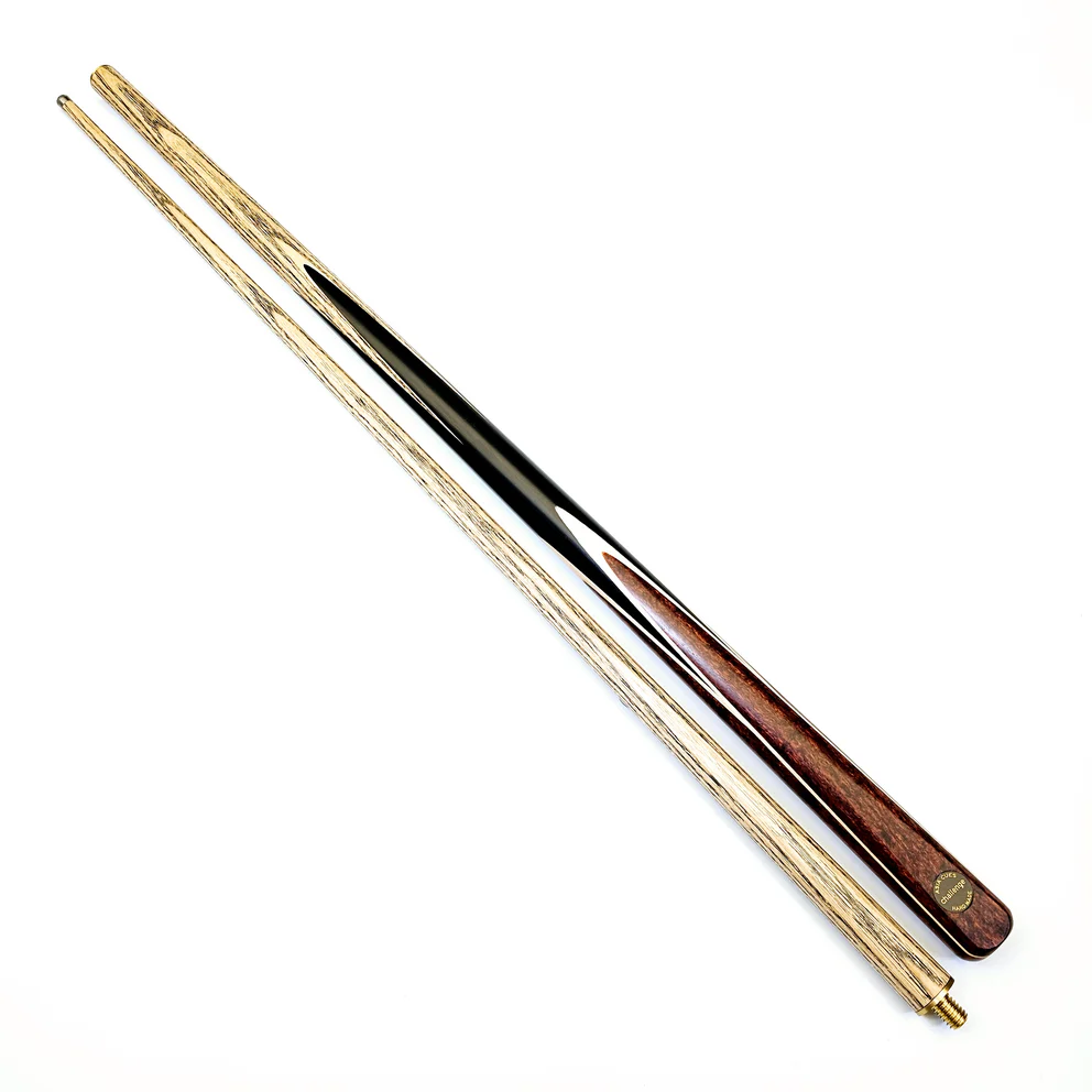 Asia Cues Challenge - Two Piece Snooker Cue 9.5mm Tip, 18.5oz, 57.5
