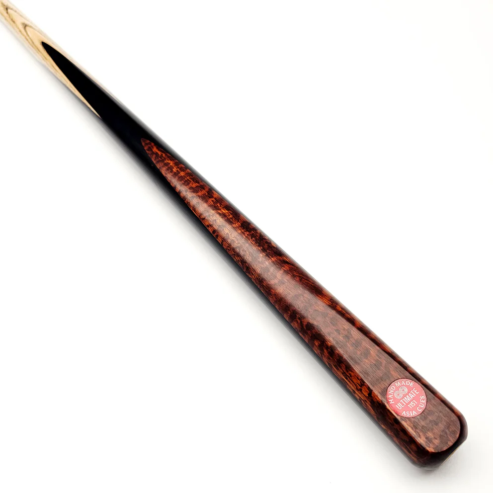 Asia Cues Ultimate No.1151 - One Piece Snooker Cue 9.9mm Tip, 57.75", 18.1oz