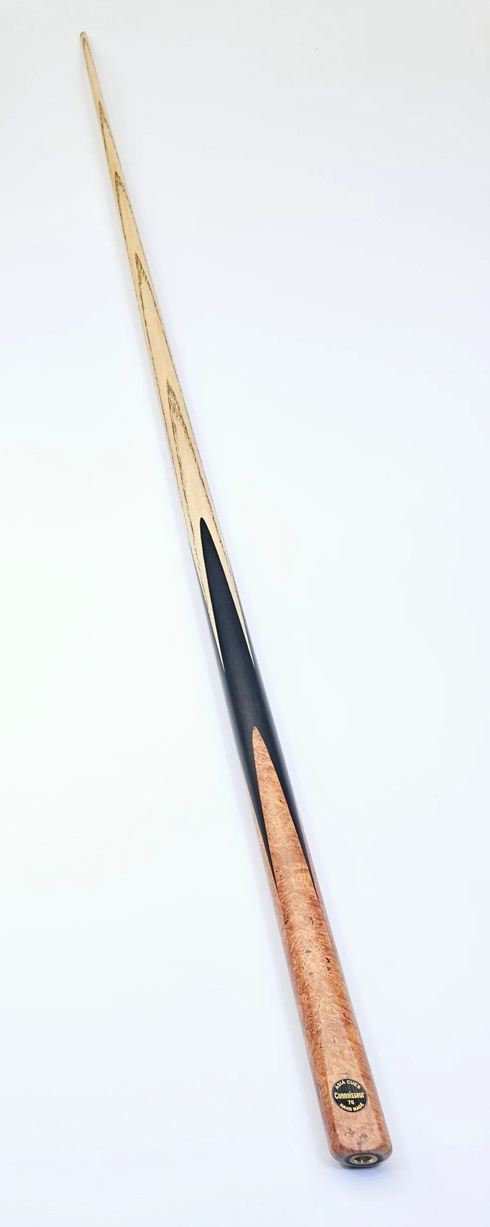 Asia Cues Connoisseur No.76 - One Piece Snooker Cue 9.5mm Tip, 17.8oz, 58 - Image 2