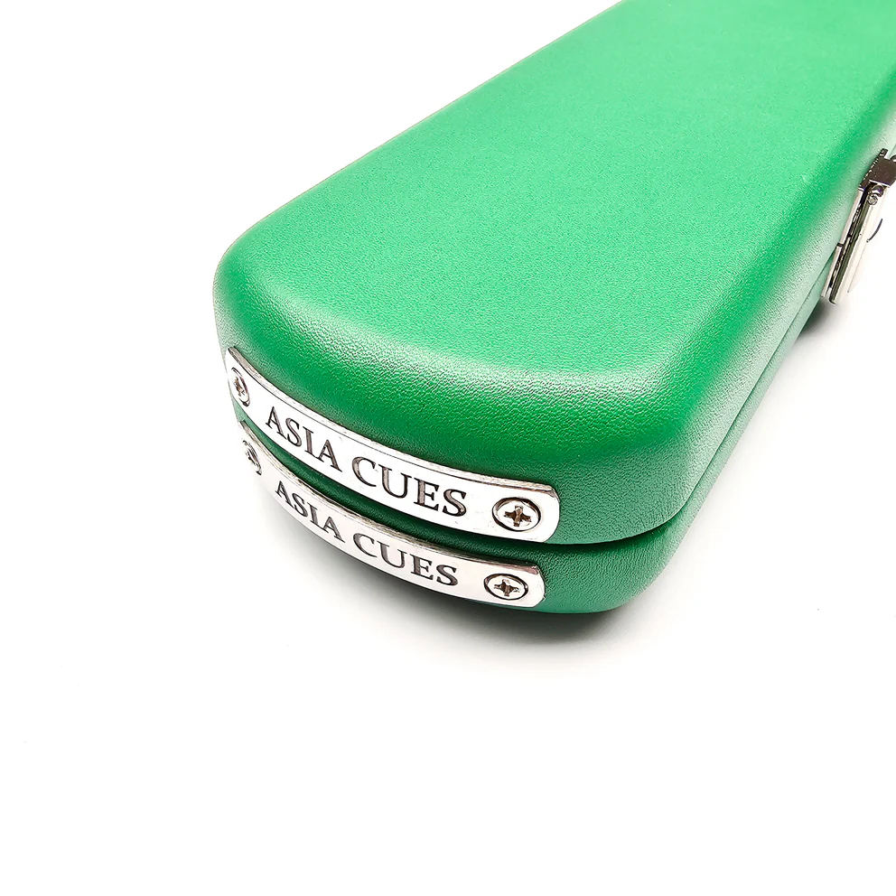 Asia Cues Wide Leather One Piece Cue Case - Green - Image 4