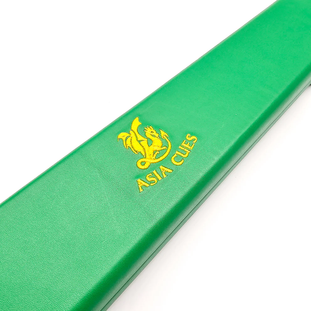Asia Cues Wide Leather One Piece Cue Case - Green - Image 5